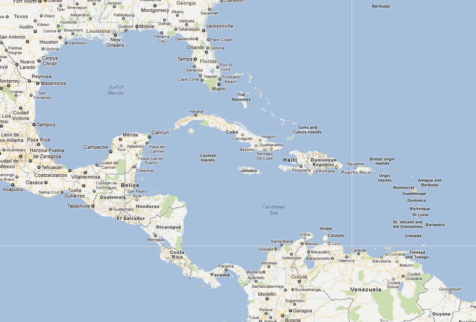 karte von anguilla karibik meer